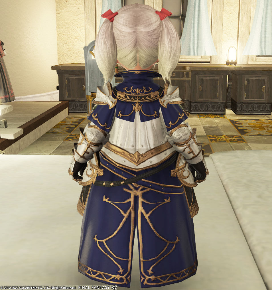 Ff14 ナイトの８０レベジョブ装備の英魂装備を受け取って着てみましたヾ ﾉ レベル８０ ありさ日記