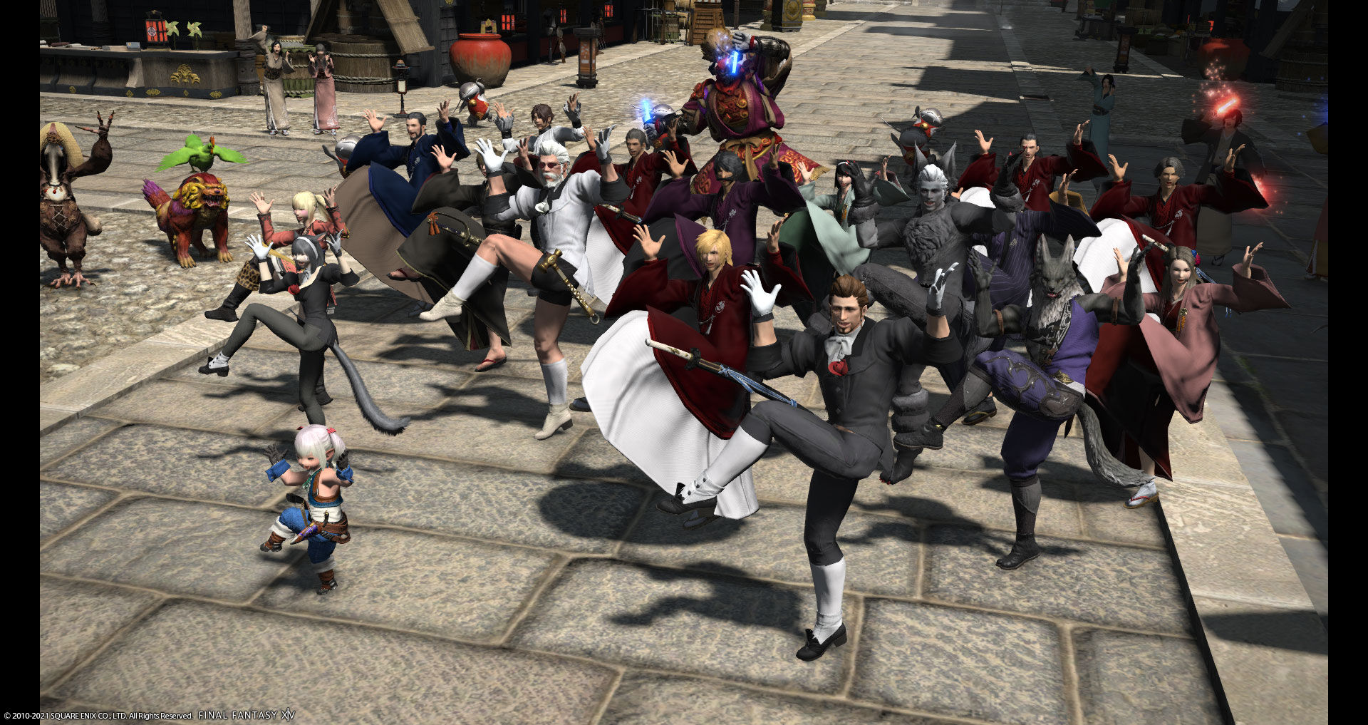 Ff14 事件屋ヒルディブランドの紅蓮編をやって事件屋のマンボの踊りのエモをもらいましたヾ ﾉ レベル７０ ありさ日記