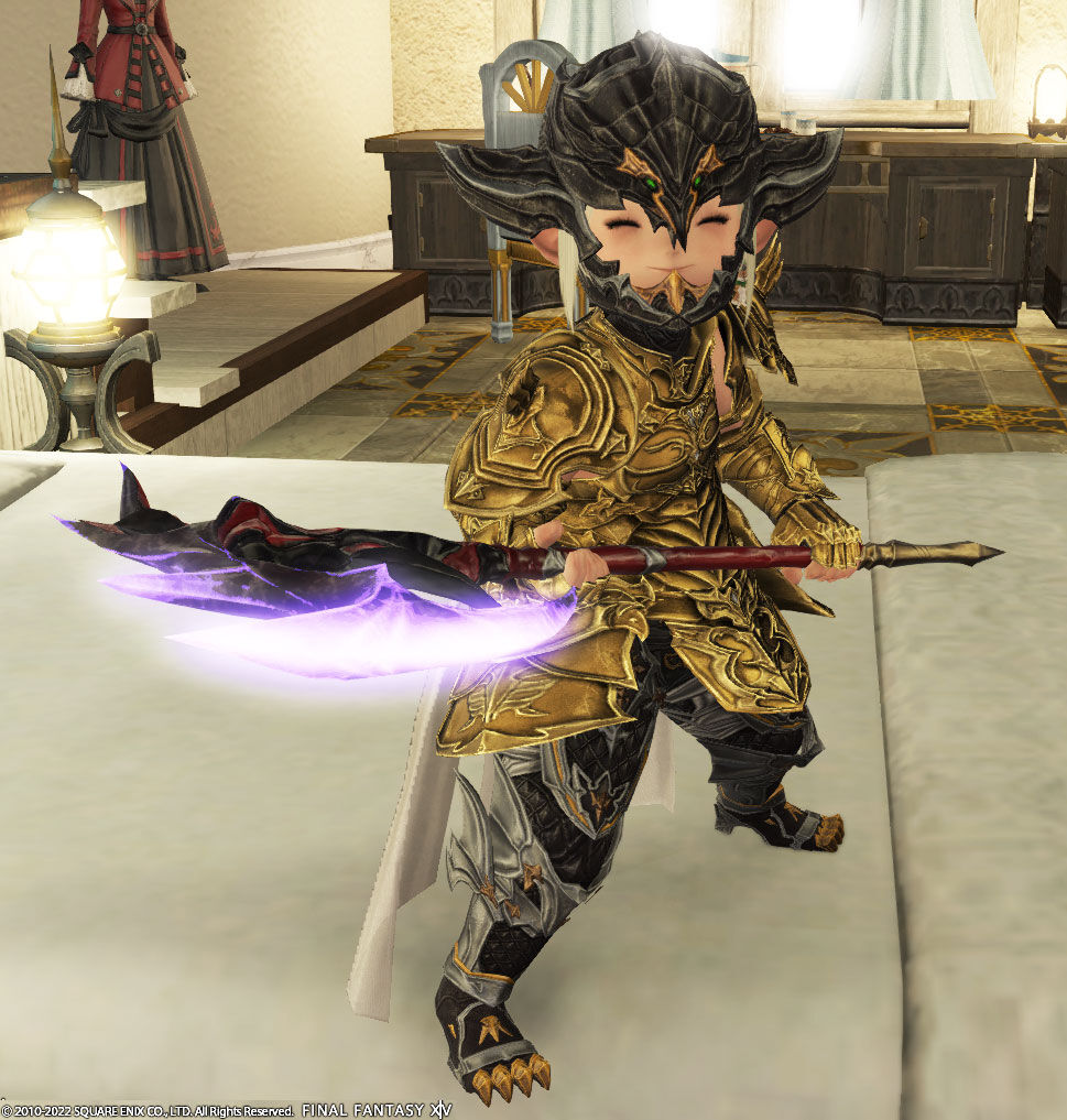 Ff14 極ラムウ討滅戦の武器をいろいろ装着してみたら光っててかっこよかったですヾ ﾉ 白魔道士 暗黒騎士 モンク 赤魔道士 戦士 レベル５０ ありさ日記