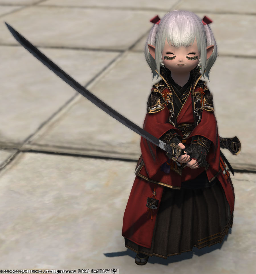 Ff14 侍がレベル８９になりましたヾ ﾉ 侍の８９ａｆ装備をもらって着てみましたヾ ﾉ レベル８９ ありさ日記