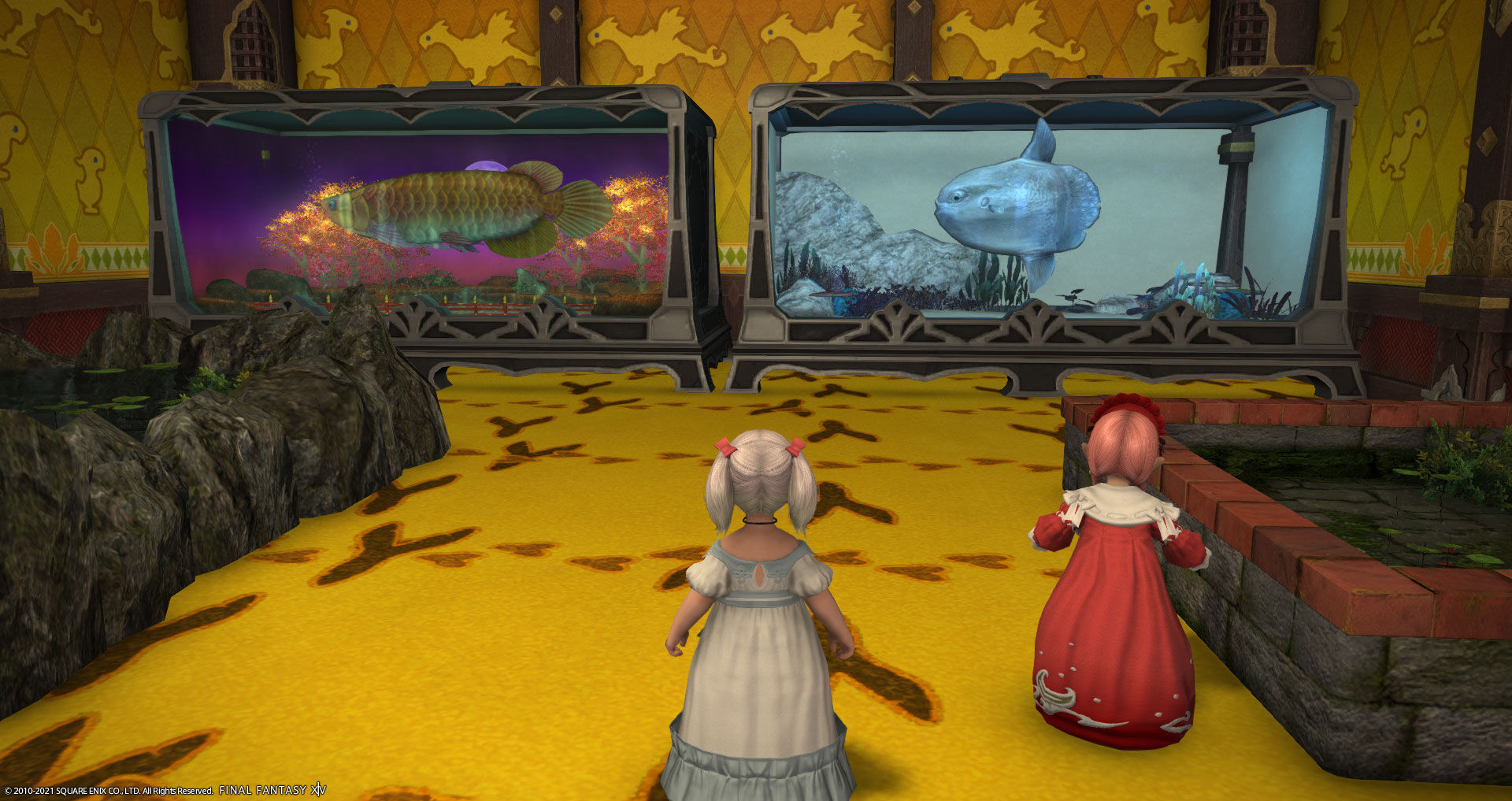 Ff14 巨大な水槽がやってきたーヾ ﾉ ありさ日記