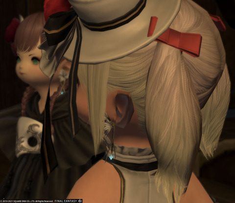 Ff14 トリテレイアイヤリング ホワイトhqをもらっちゃいましたーヾ ﾉ レベル１ ありさ日記