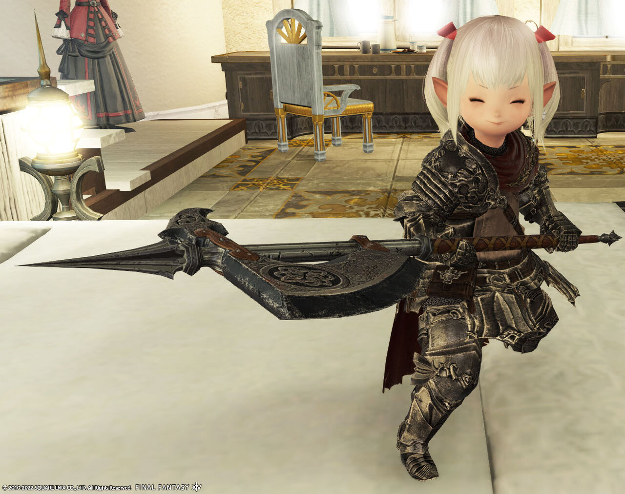 Ff14 戦士がレベル８０になりましたーヾ ﾉ ８０詩学のクリプトラーカー装備を交換して着せましたヾ ﾉ レベル８０ ありさ日記