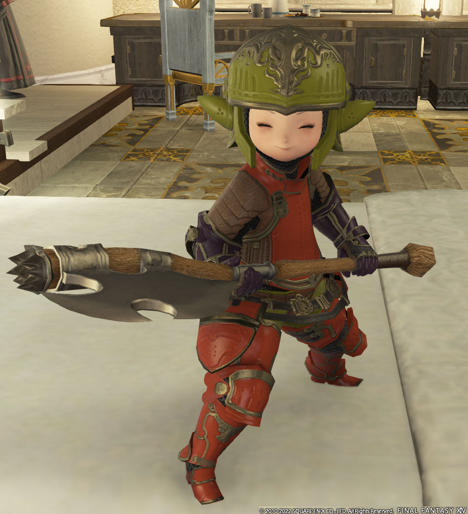 Ff14 斧術士から戦士になりましたヾ ﾉ でっかい夢 ジョブ開放 レベル３０ ありさ日記