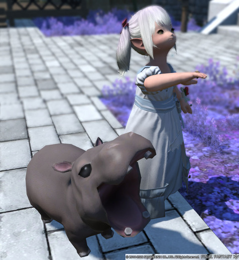 Ff14 ヴァナスパティでヒッポカフのミニオンをもらちゃいましたーヾ ﾉ レベル８５ ありさ日記