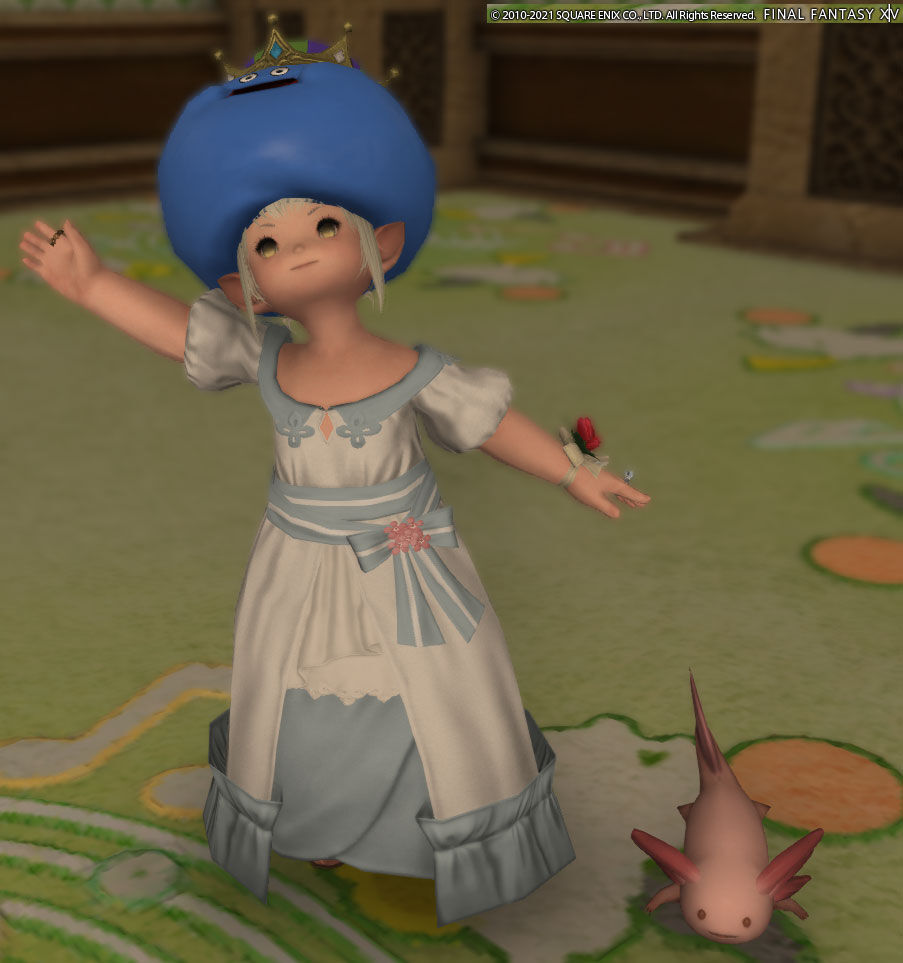 Ff14 ボズヤでウーパールーパーのミニオンをもらいましたーヾ ﾉ レベル８０ ありさ日記