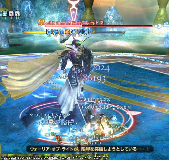 Ff14 ウォーリアオブライト討滅戦に行ってきましたヾ ﾉ レベル８０ ありさ日記