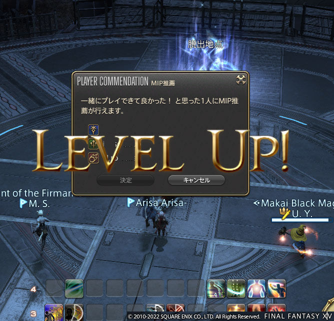 Ff14 忍者がレベル８６になったので装備を買って更新しましたーヾ ﾉ レベル８６ ありさ日記
