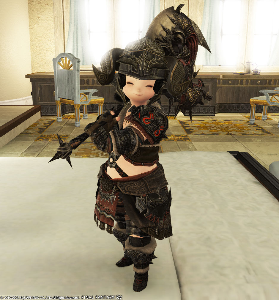 Ff14 戦士がレベル８９になりましたヾ ﾉ ８９ａｆ装備をもらって着てみましたヾ ﾉ レベル８９ ありさ日記