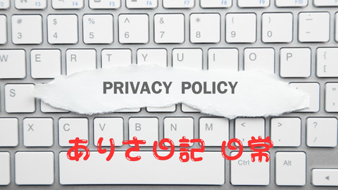 ありさ日記日常20240201003PrivacyPolicy