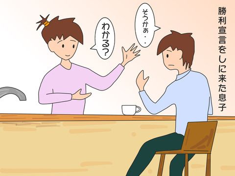 夫と息子の口喧嘩2