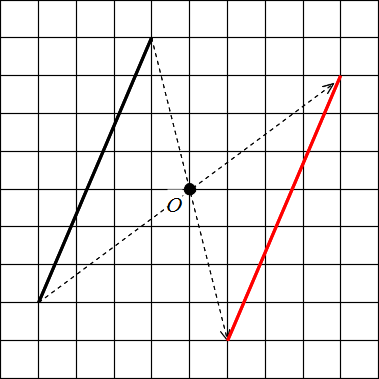 Math 点対称な図形のかき方 働きアリ Math 点対称な図形のかき方 働きアリ