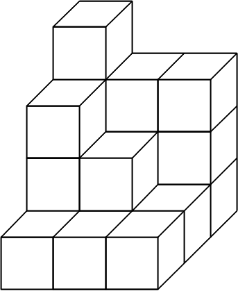 Math 積み重ねた立方体の表面積 働きアリ