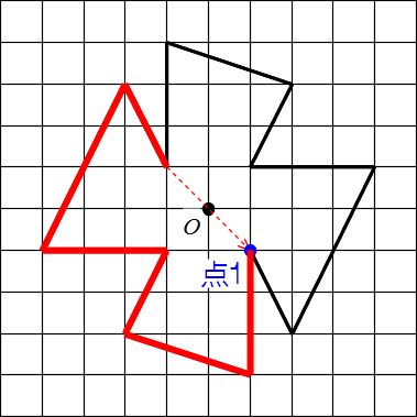 Math 点対称な図形のかき方 働きアリ