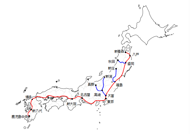 Social Studies 12年度入試出題の時事問題 青森から鹿児島まで新幹線つながる 働きアリ