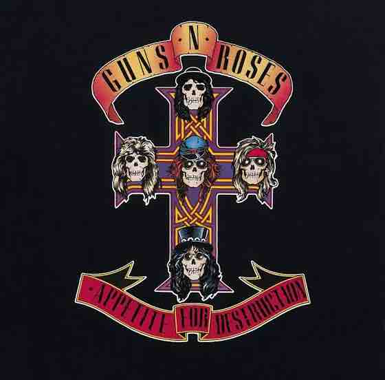 新品　GUNSN’ ROSES ガンズ 20〜30年前 Guns N' Roses「Appetite For Destruction(1987)」を全曲紹介レビュー