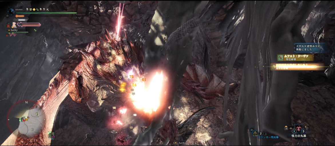 華麗過ぎる部位破壊 ソロムフェト双剣リヴァイ斬り チョベリグ 道中