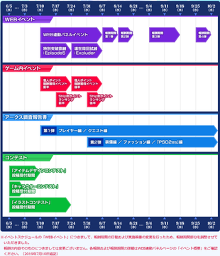 アークスエターナルリンク スケジュール