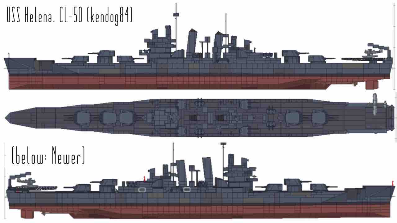 Naval Craft Uss Helena Cl 50 軽巡ヘレナ 19 Kento S