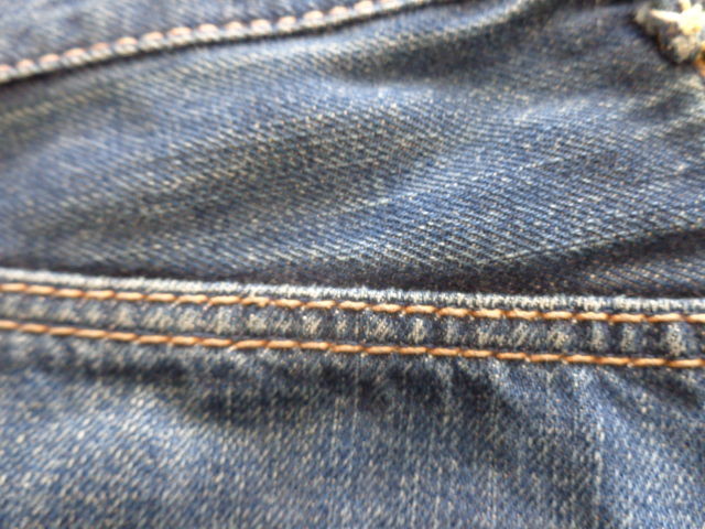 超極太綿糸ステッチ仕様デニムパンツ(4×3カタン糸） : HIRUTAのブログ