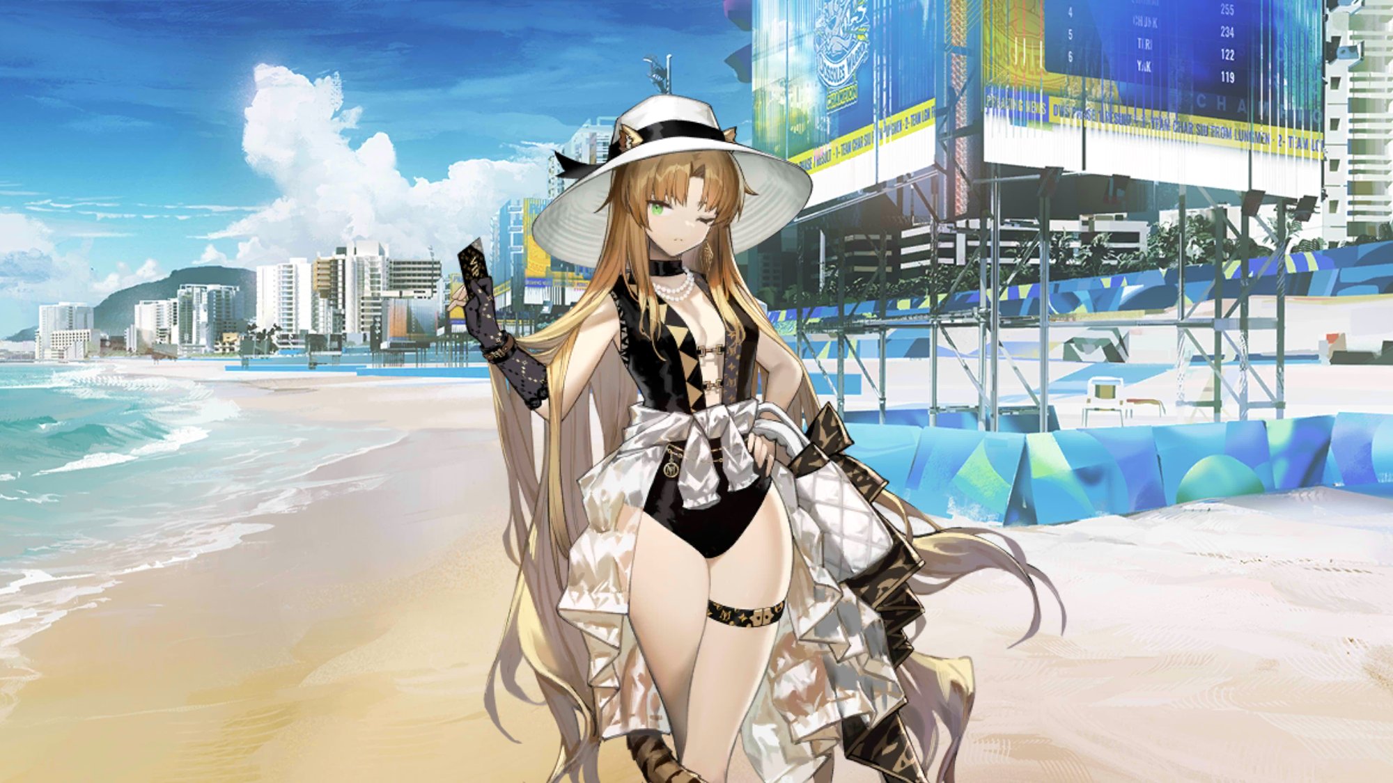 アークナイツ 中国版 スワイヤー ホシグマ ユーシャ の水着がカワイイ 2chゲームまとめアンテナ