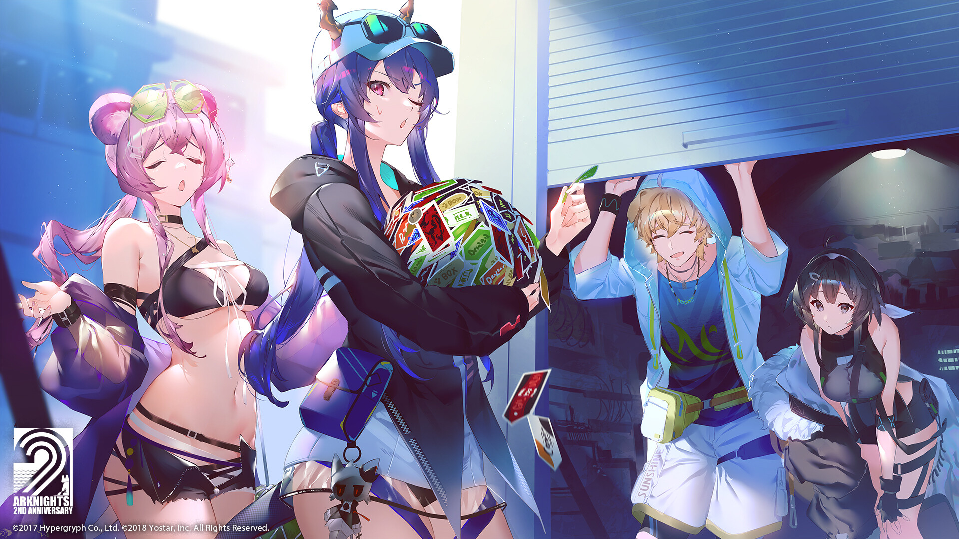 アークナイツ イラストレーターの8 イチビ8 先生からのアークナイツ2周年記念イラスト アクナイ速報 アークナイツまとめ