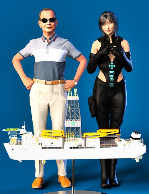 Vessels involved in HARRP laying