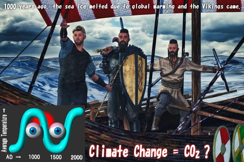 Was CO₂ concentration high in the Viking era