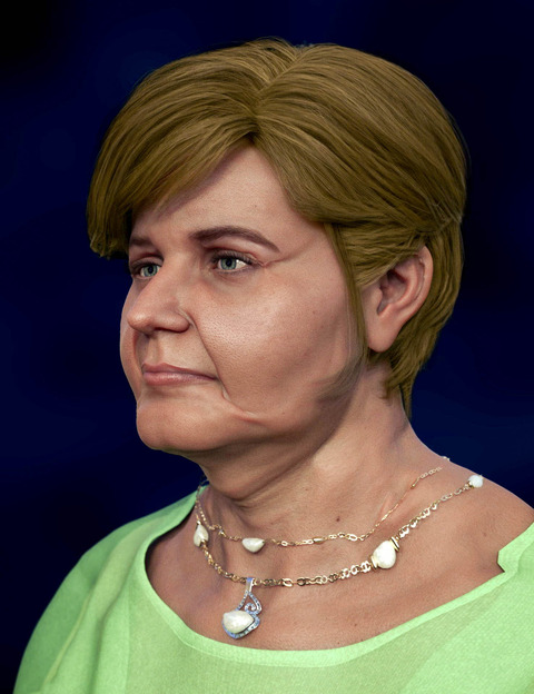 Merkel(Biological child of Hitler)