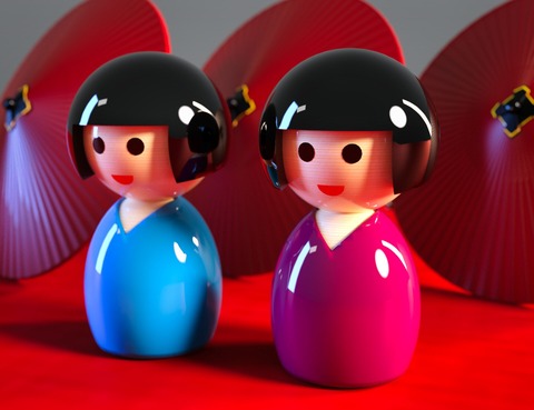 Kokeshi-Hina Dooll
