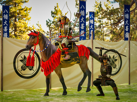 Officer and Private ( The Middle Ages in Japan )