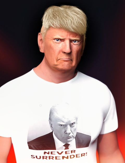 Trump 'NEVER SURRENDER!' T-Shirt