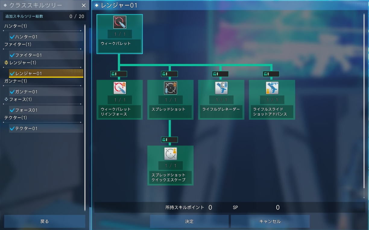 Ngsクローズドbのクラススキル 射撃クラス編 アークスノート Pso2 Pso2 Ngsブログ