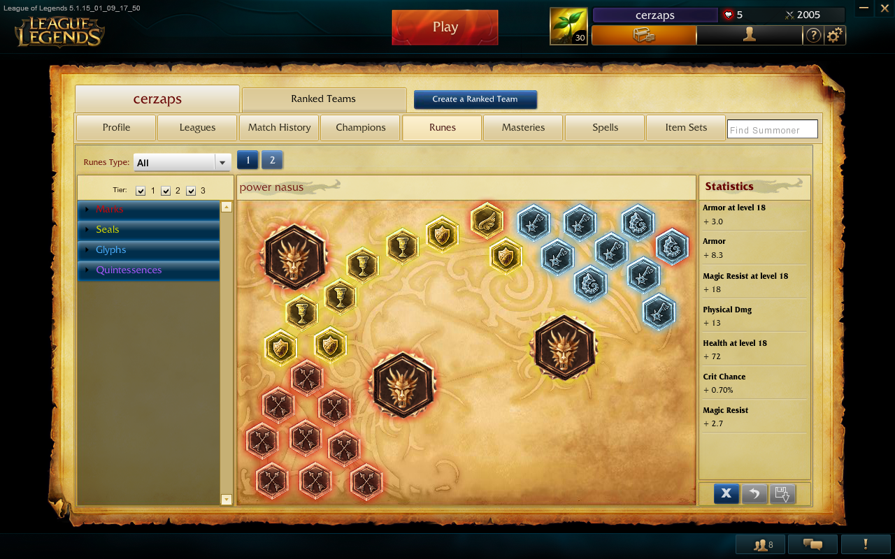今日から始めるlol その5 マスタリーとルーン 細々と始めるlol 今日から始めるlol その5 マスタリーとルーン 細々と始めるlol