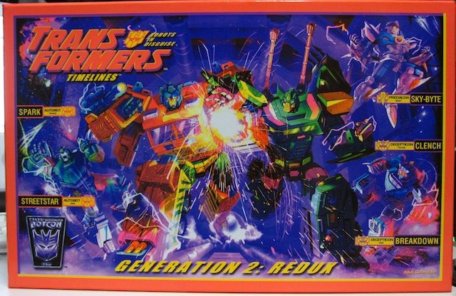 ハズブロ ボットコン2010限定 トランスフォーマーG2 REDUX ボックス