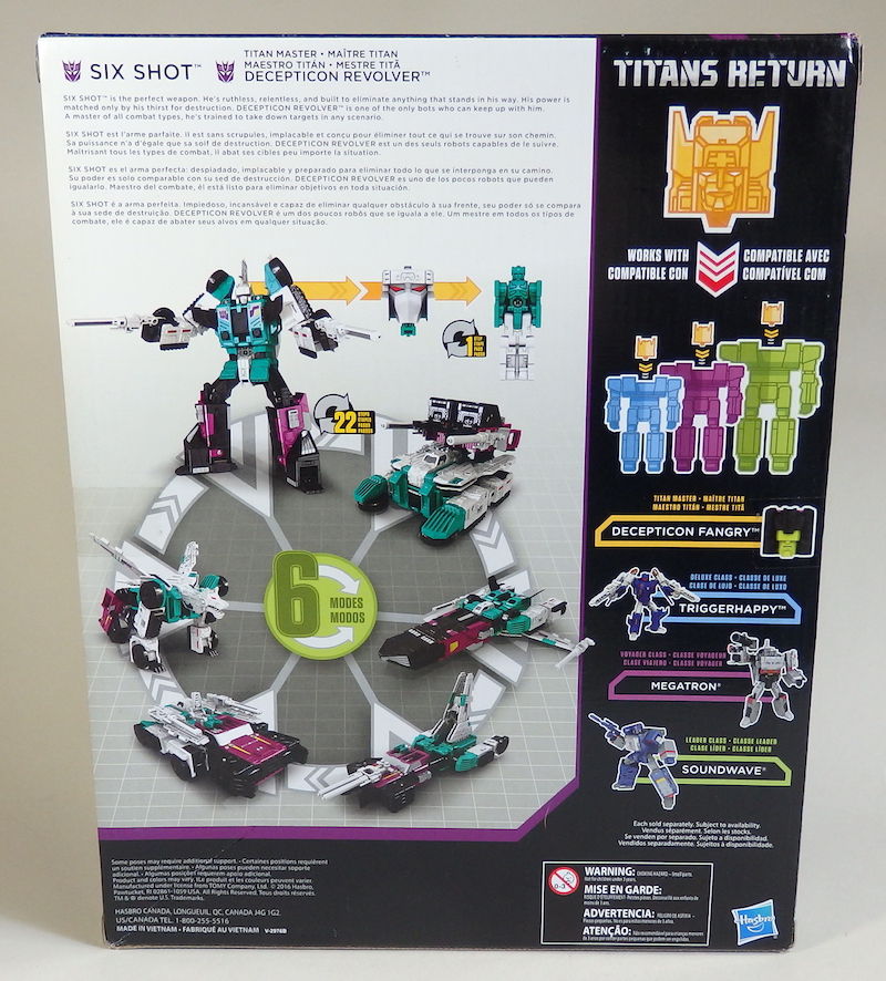 シックスショット＿TFタイタンズリターン : 辛口おもちゃノート