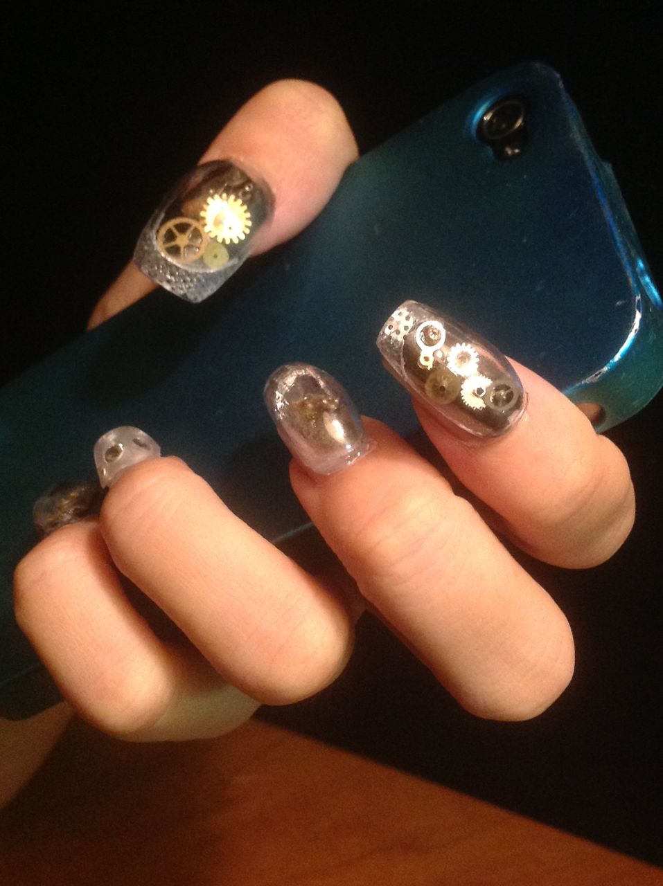 スチームパンクネイルアート 引越し後のあなたの部屋から スチームパンクネイルアート 引越し後のあなたの部屋から