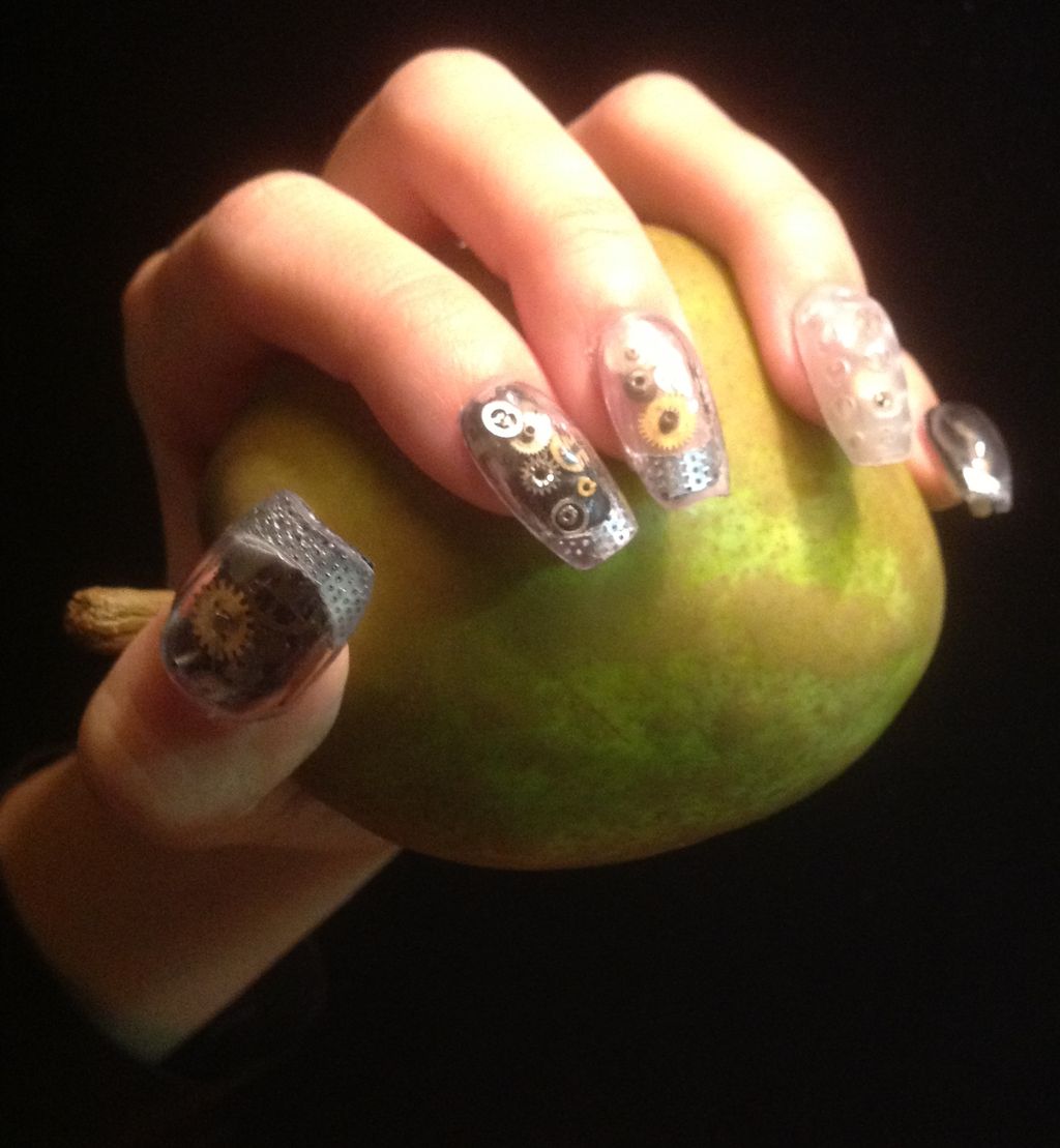 スチームパンクネイルアート 引越し後のあなたの部屋から スチームパンクネイルアート 引越し後のあなたの部屋から