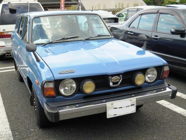 32年前の乗用4wd スバルレオーネエステートバン 東京レトロ散歩