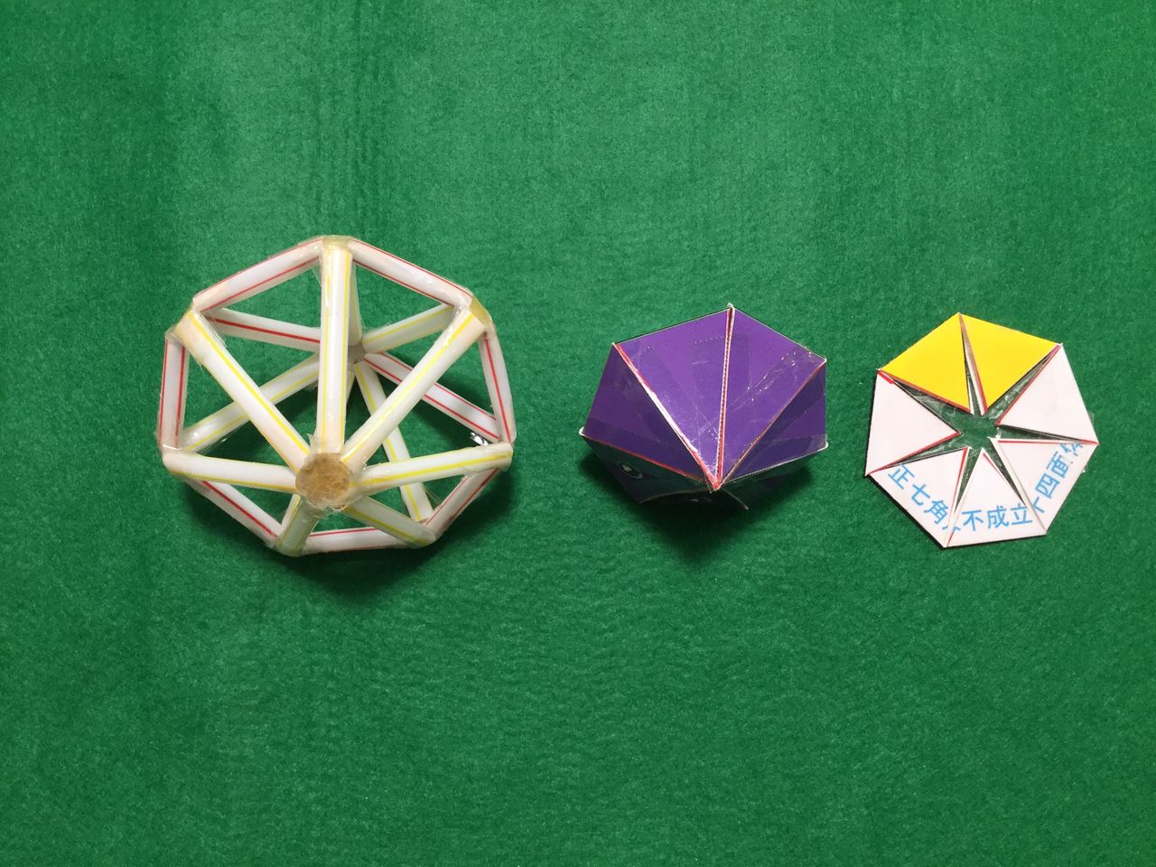 正７角形の描き方 定規とコンパスは使っても使わなくてもｏｋ 発想力教育研究所 素数誕生のメカニズム