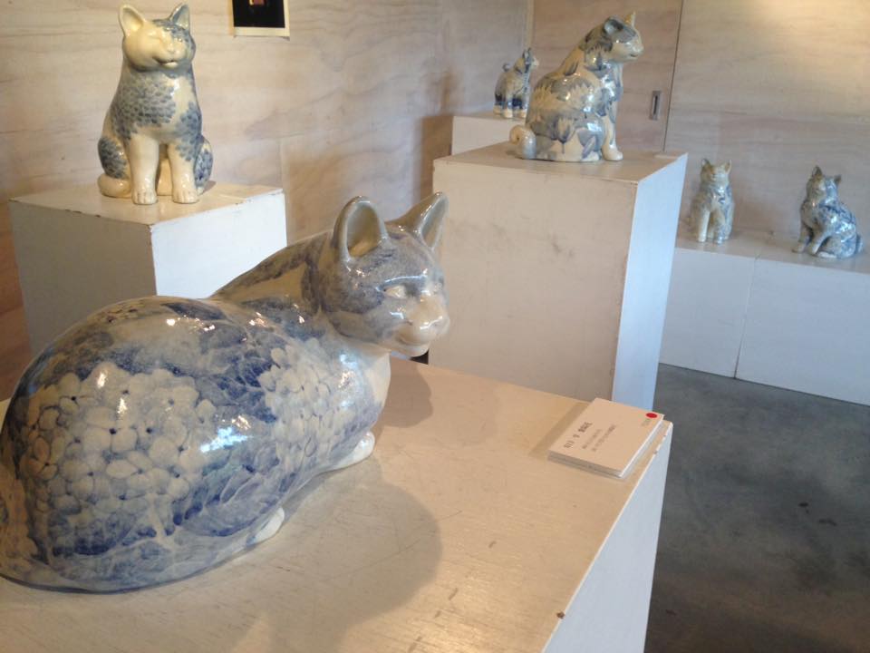 今田香 陶猫展『猫の遊ぶ庭』に行ってきました : He-art通信