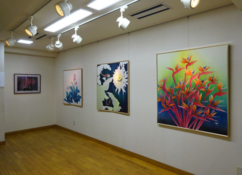 高橋宏子　染展　会場風景