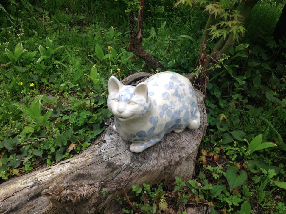 今田香 陶猫展『猫の遊ぶ庭』に行ってきました : He-art通信