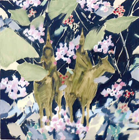 小沢さかえ 舟を彫る鳥