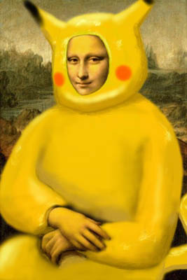 モナリザ+ピカチュウ : アート＠東京