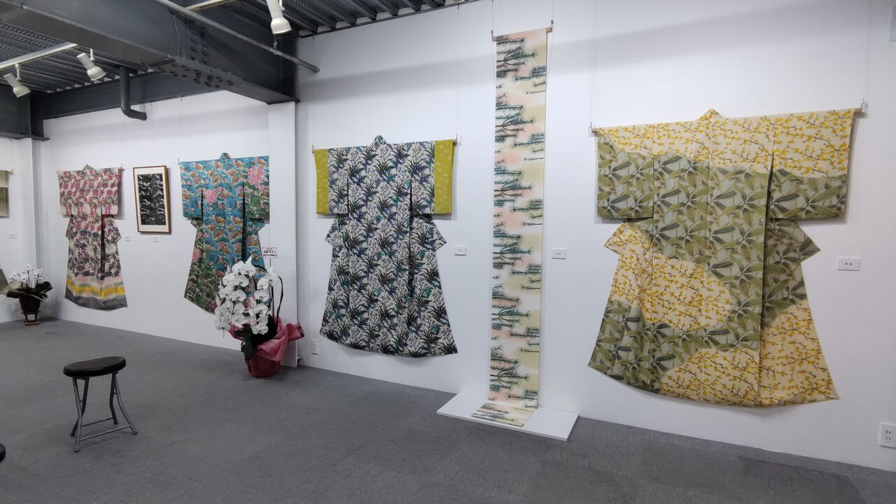 2F 広田恵子 型絵染展 : アート カゲヤマ・画材・額縁・画廊