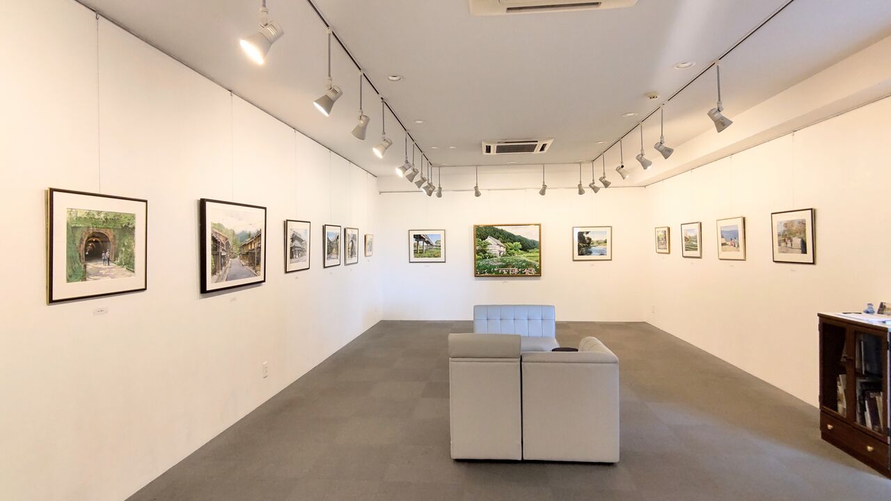 1F 西尾和廣 透明水彩画展 : アート カゲヤマ・画材・額縁・画廊