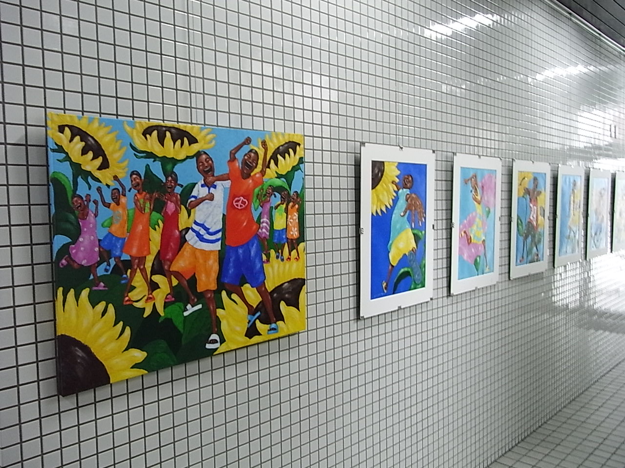 展覧会場の様子 大阪 8 31 小吹隆文 アートのこぶ〆