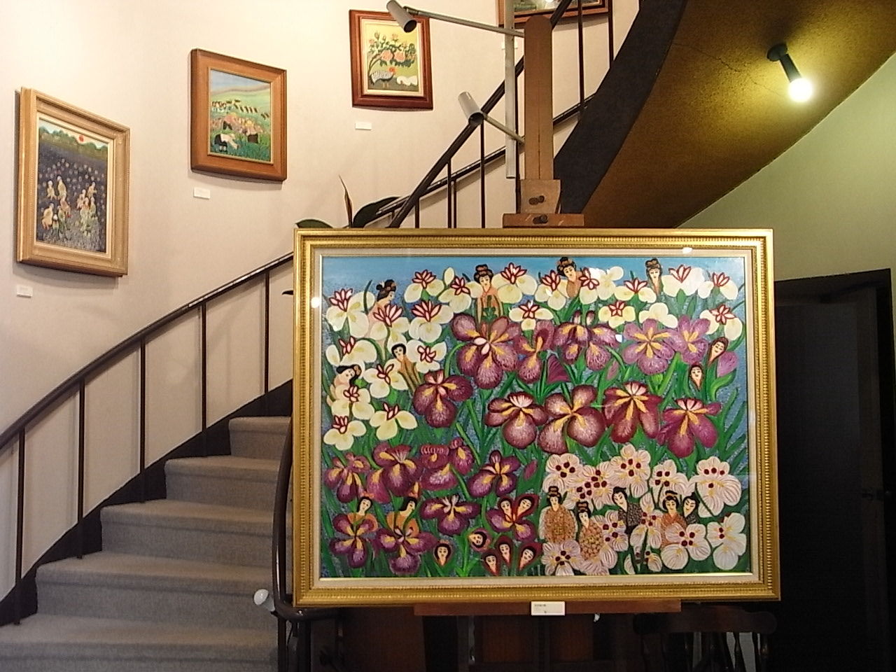 墨彩画 絵画 水墨 趙 ぶどう インテリア中国？