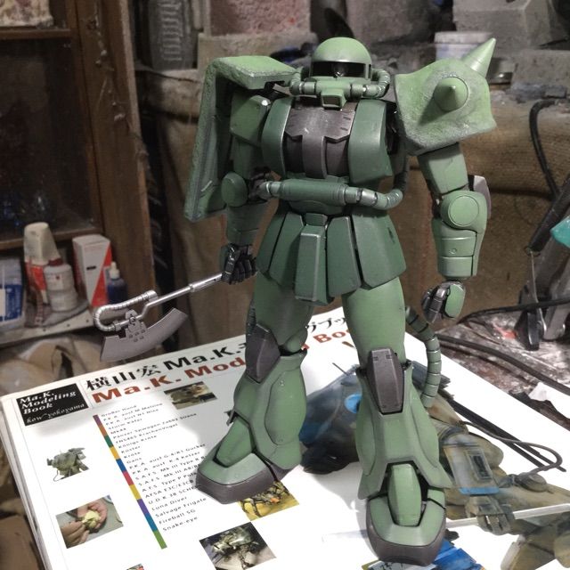 MG 1/100 MS-06J ザクII Ver.2.0 (機動戦士ガンダム) 簡単鋳造